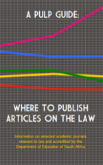 A PULP Guide: Where to publish articles on the law