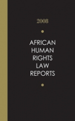 African Human Rights Law Reports 2008