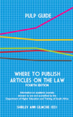 A PULP Guide: Where to publish articles on the law